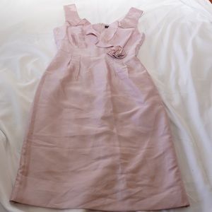 Women’s Sheath Dress by Tahari. Beautiful mauve pink fabric. Size 2. Worn once.